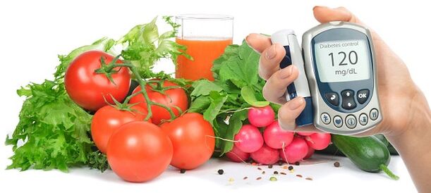 Dietary food required by patients with diabetes